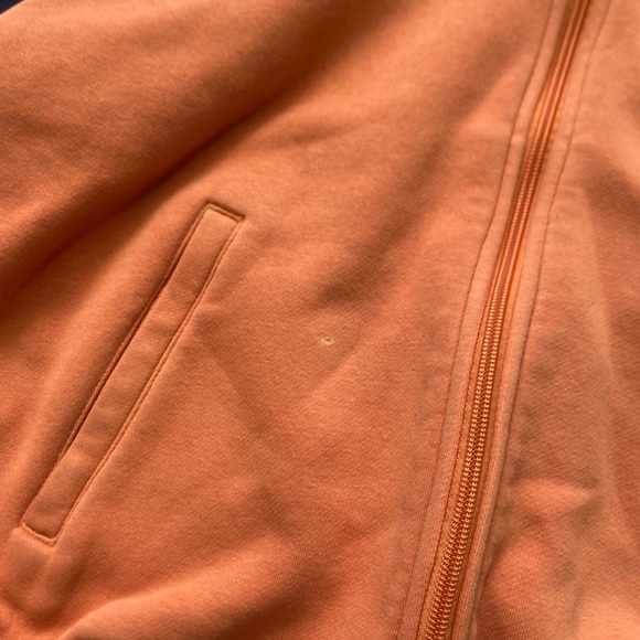 Adidas Vintage Zip up Jacket in Orange and Navy - Picture 4 of 5